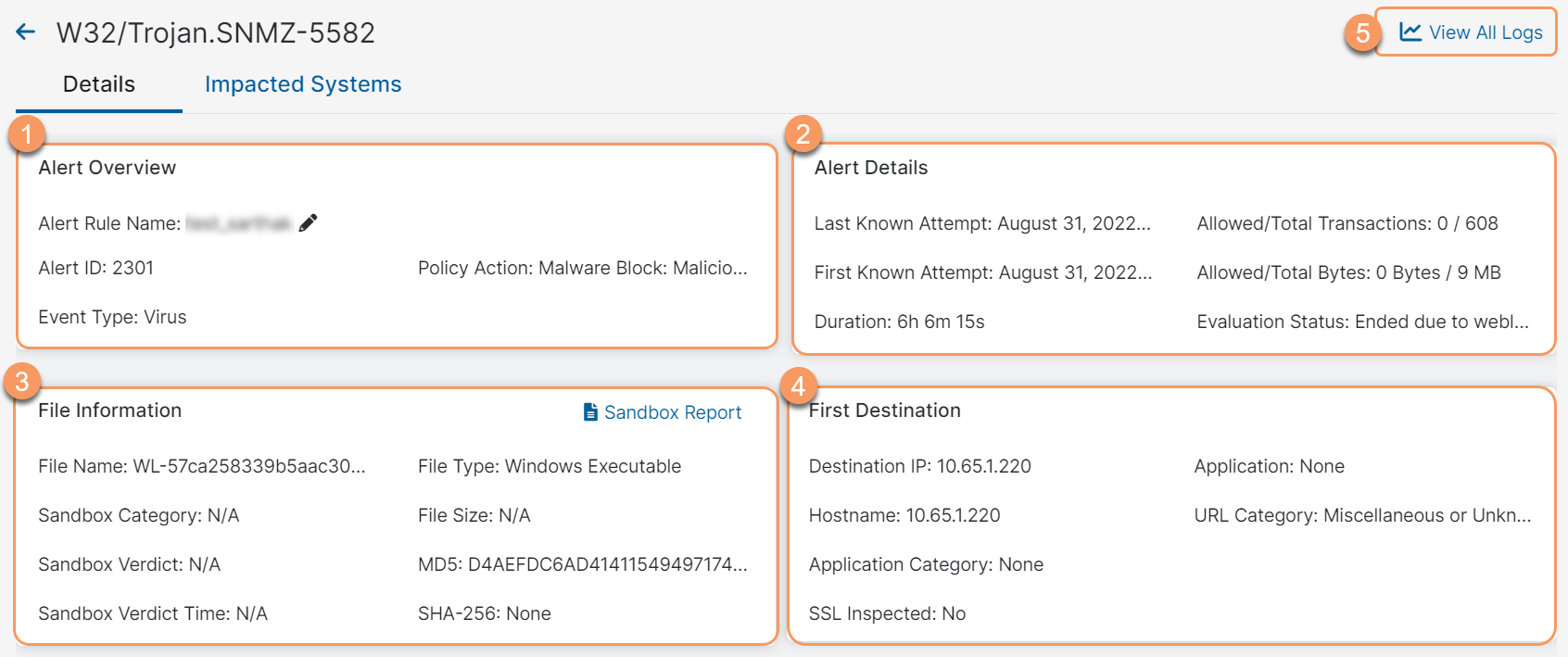 About Alert History Zscaler